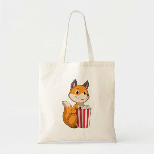 Fox mit Popcorn Tragetasche (Vorne)