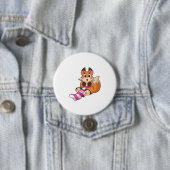 Fox mit Scarf Button (Beispiel)