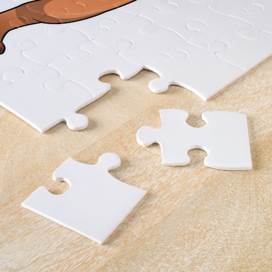 Fox mit Scarf Puzzle (Seite)