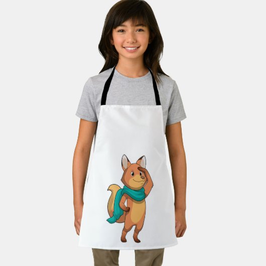 Fox mit Scarf Schürze (Insitu)