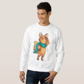 Fox mit Scarf Sweatshirt (Vorne ganz)
