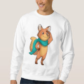 Fox mit Scarf Sweatshirt (Vorderseite)