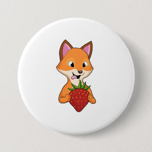 Fox mit Strawberry Button