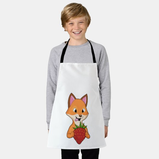 Fox mit Strawberry Schürze (Getragen)