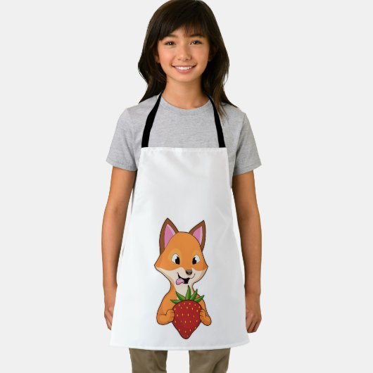 Fox mit Strawberry Schürze (Insitu)