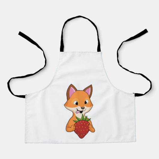 Fox mit Strawberry Schürze (Vorderseite)