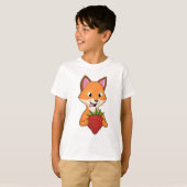 Fox mit Strawberry T-Shirt (Vorne ganz)