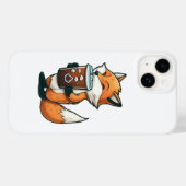 Fox mit Tasse Case-Mate iPhone Hülle (Rückseite (Horizontal))