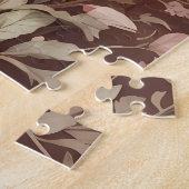 Fox mit traumhaft rosa Blüte Puzzle (Seite)