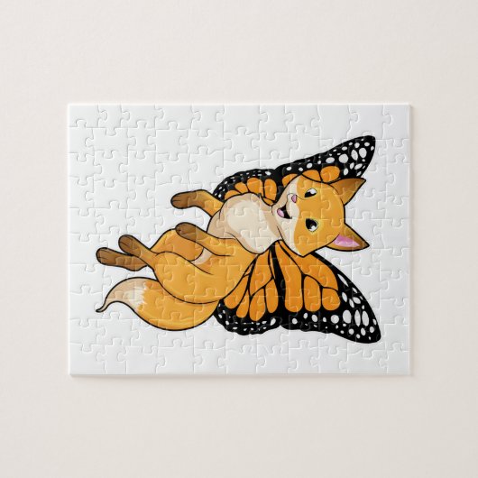 Fox mit Wing Puzzle (Horizontal)