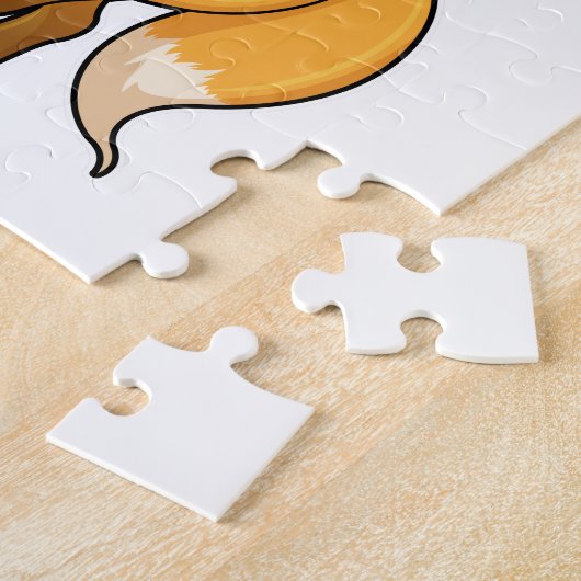 Fox mit Wing Puzzle (Seite)