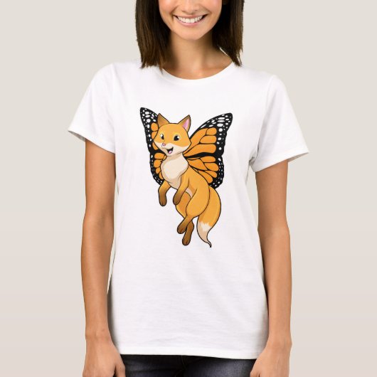 Fox mit Wing T-Shirt (Vorderseite)