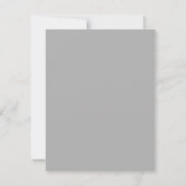 Fox Mobile Neutral moderne Babydusche Einladung (Rückseite)