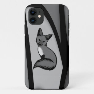 Fox Modern Art Design in Silver Case-Mate iPhone Hülle