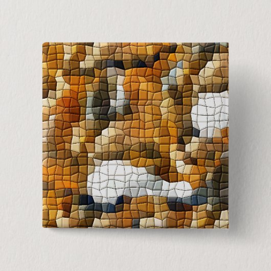 FOX MOSAIC BUTTON (Vorderseite)