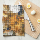 FOX MOSAIC HANDTUCH (Viertel Falte)