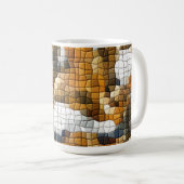 FOX MOSAIC KAFFEETASSE (VorderseiteRechts)