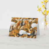 FOX MOSAIC KARTE (Gelbe Blume)