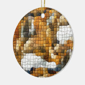FOX MOSAIC KERAMIK ORNAMENT (Links)
