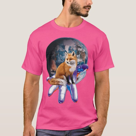 Fox Motif T-Shirt (Vorderseite)