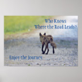 Fox Motivierend Poster (Vorne)