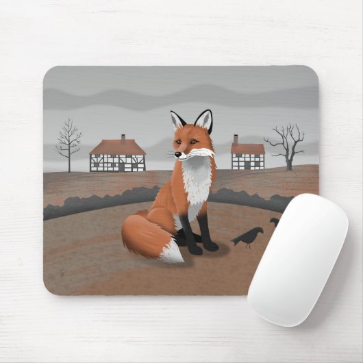 Fox Mousepad (Mit Mouse)