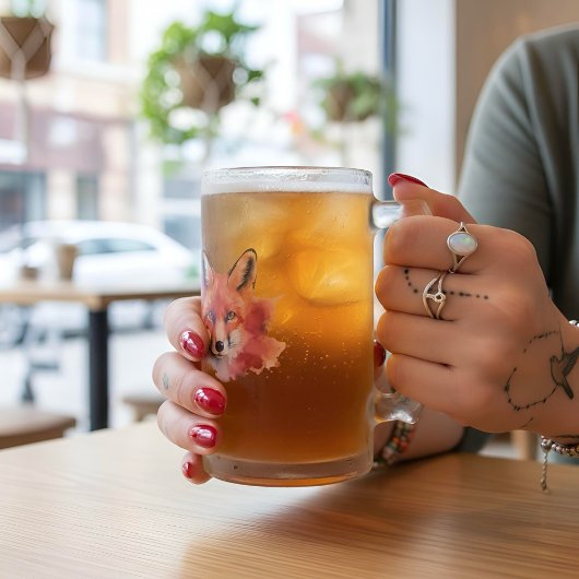 Fox Mug Mattglas Bierglas