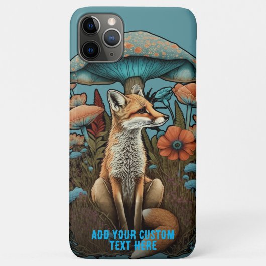 Fox Mushroom-Wildblume Cotattcore Bloral Custom Case-Mate iPhone Hülle (Rückseite)