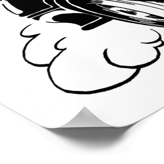 Fox Mustang Poster (Ecke)