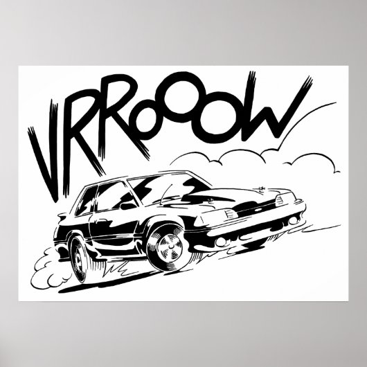 Fox Mustang Poster (Vorne)