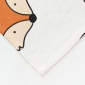 Fox-Muster Fleecedecke (Ecke)