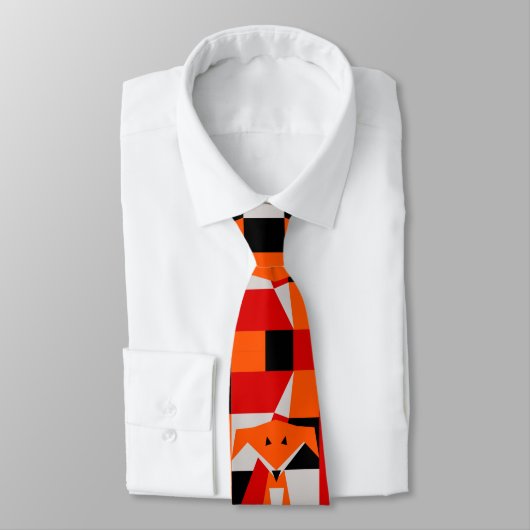 Fox-Muster Krawatte (Gebunden)