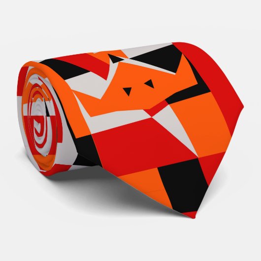 Fox-Muster Krawatte (Gerollt)
