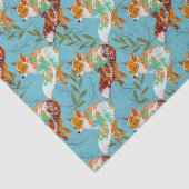 Fox-Muster-Papiermuster Seidenpapier (Ausschnitt)