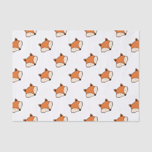 Fox-Muster Seidenpapier (Vorderseite)