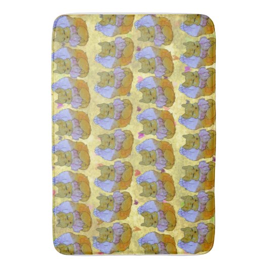 Fox named Dice Badematte (Vorderseite Vertikal)