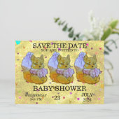 Fox named Dice Einladung (Stehend Vorderseite)