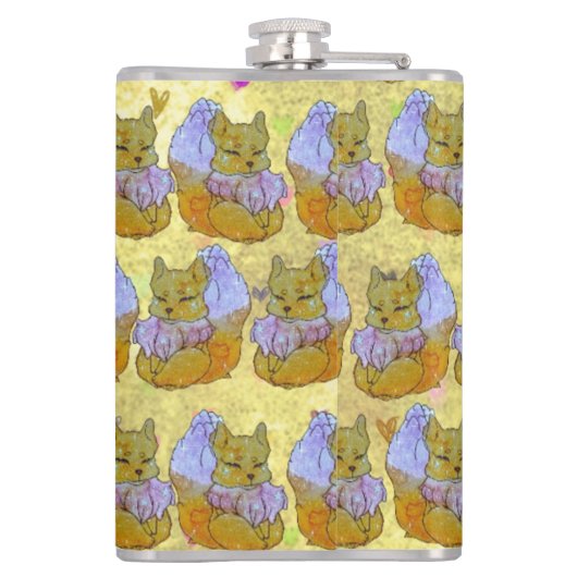 Fox named Dice Flachmann (Rückseite)