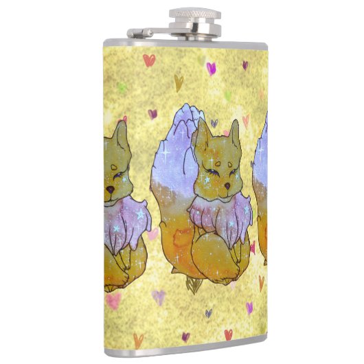 Fox named Dice Flachmann (Rechts)