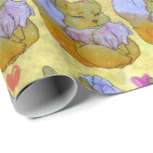 Fox named Dice Geschenkpapier (Rolleneckpunkt)
