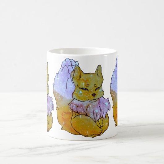 Fox named Dice Kaffeetasse (Mittel)