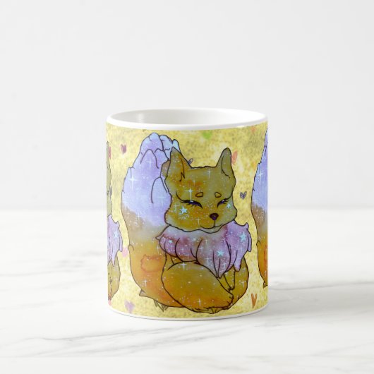 Fox named Dice Kaffeetasse (Mittel)