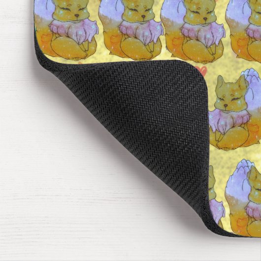 Fox named Dice Mousepad (Ecke)