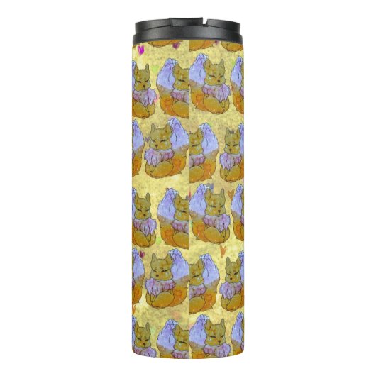 Fox named Dice Thermosbecher (Rückseite)