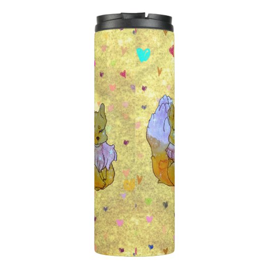 Fox named Dice Thermosbecher (Rückseite)