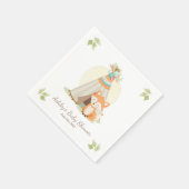 Fox Napkins Woodland Baby Dusche Teepee Pow wow Serviette (Ecke)