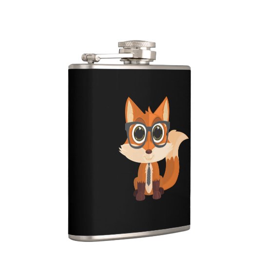 Fox-Nerd Flachmann (Rechts)