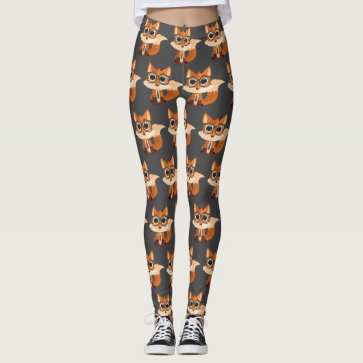 Fox-Nerd Leggings (Vorderseite)