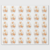 Fox New baby Holiday Geschenkpapier (Flach)