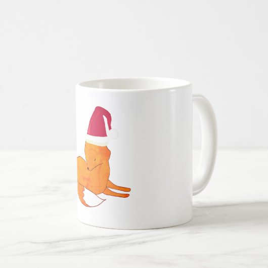 Fox New Year Custom Tasse (VorderseiteRechts)